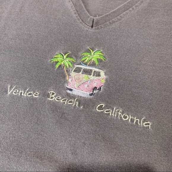 Vintage California Embroidered Tee Size Large - Picture 2 of 9